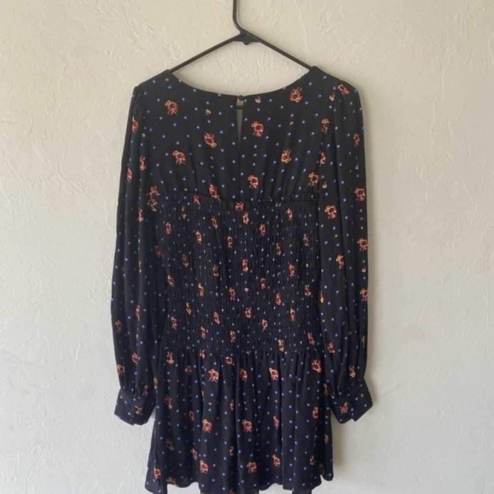 Free People floral long sleeve dress XS - image 5