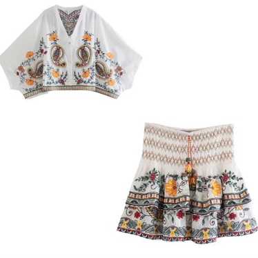 Two Piece Embroidered Set - image 1