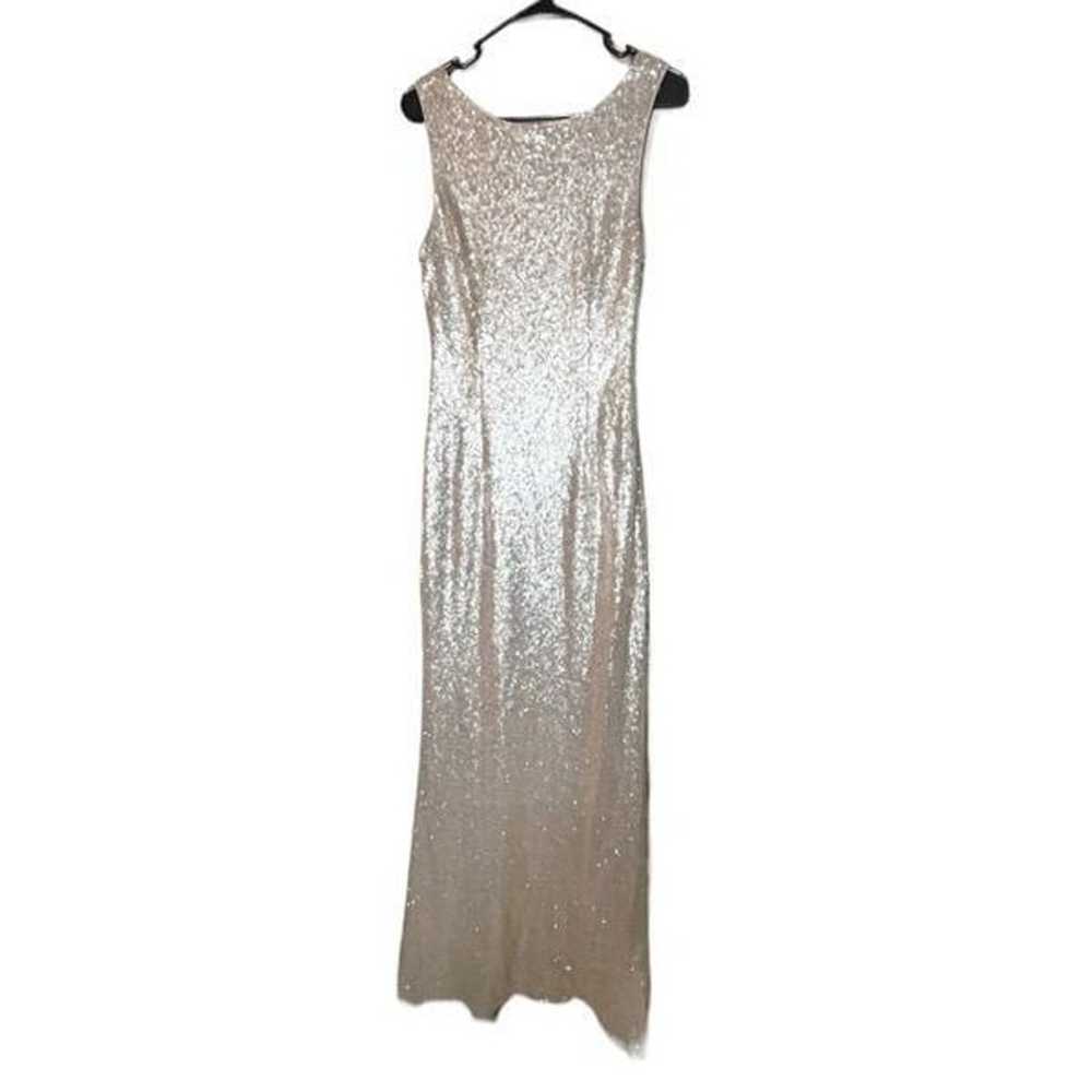 Lulus Slink and Wink Gold Sequin Maxi Dress Size … - image 1
