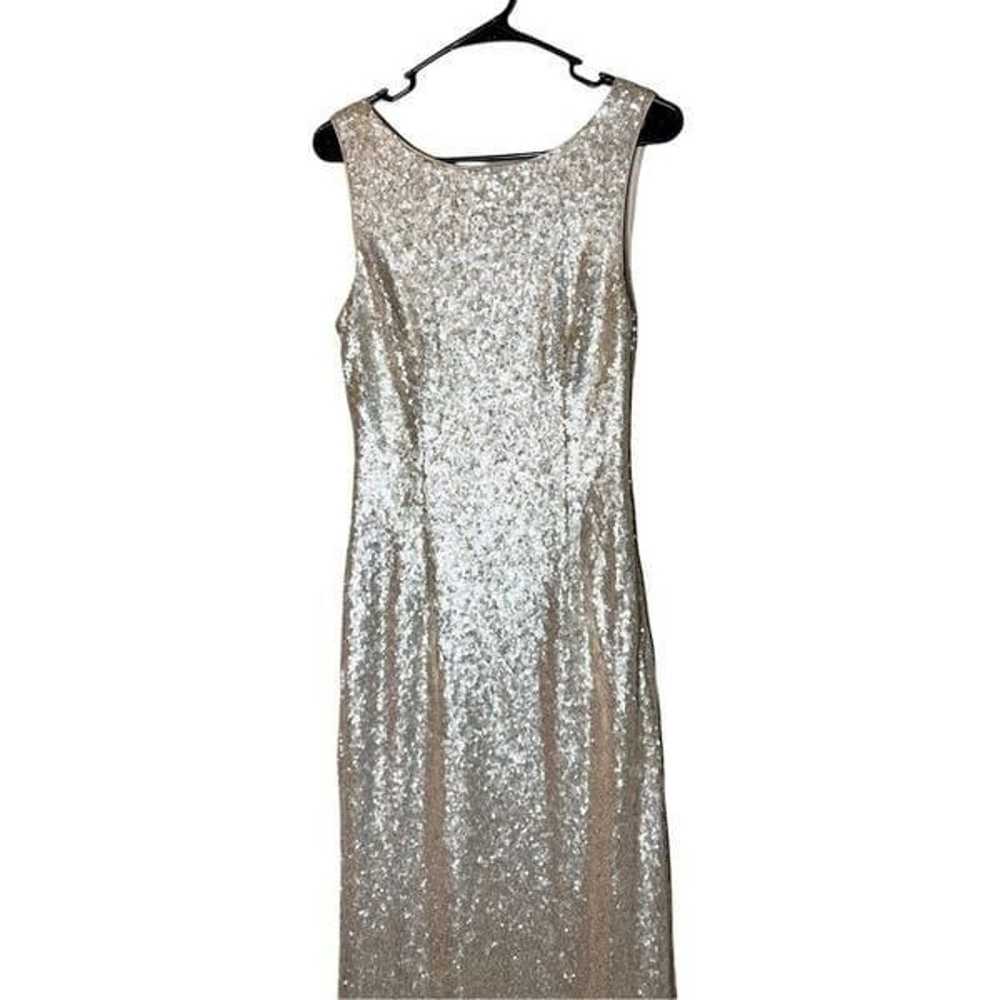 Lulus Slink and Wink Gold Sequin Maxi Dress Size … - image 2