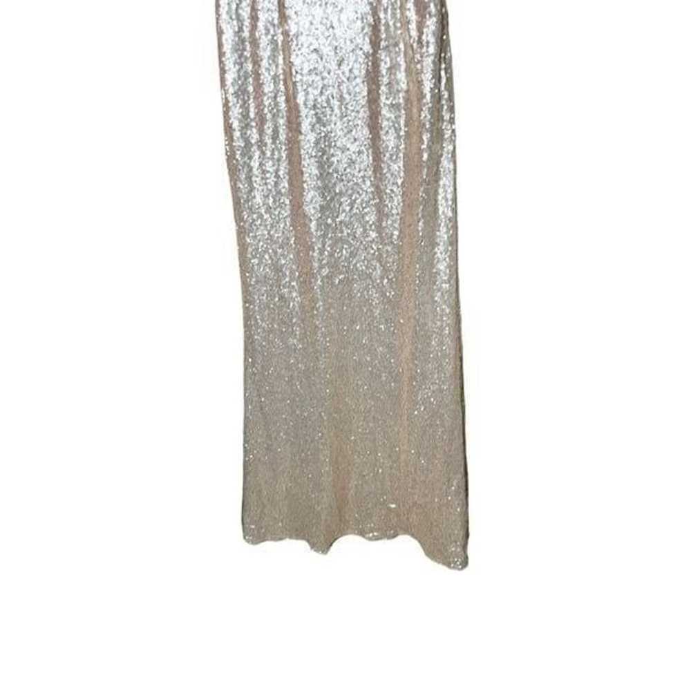 Lulus Slink and Wink Gold Sequin Maxi Dress Size … - image 3