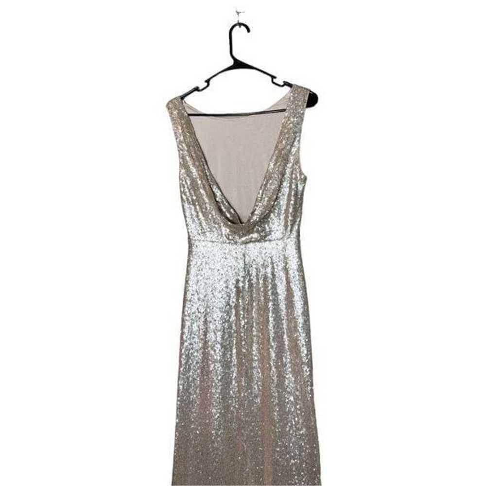 Lulus Slink and Wink Gold Sequin Maxi Dress Size … - image 7