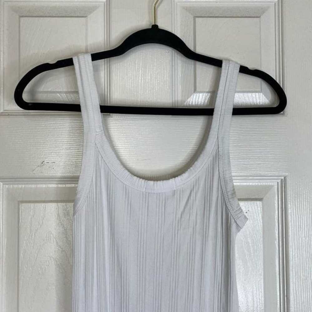 VITAMIN A West Organic Rib Dress White Size Medium - image 10