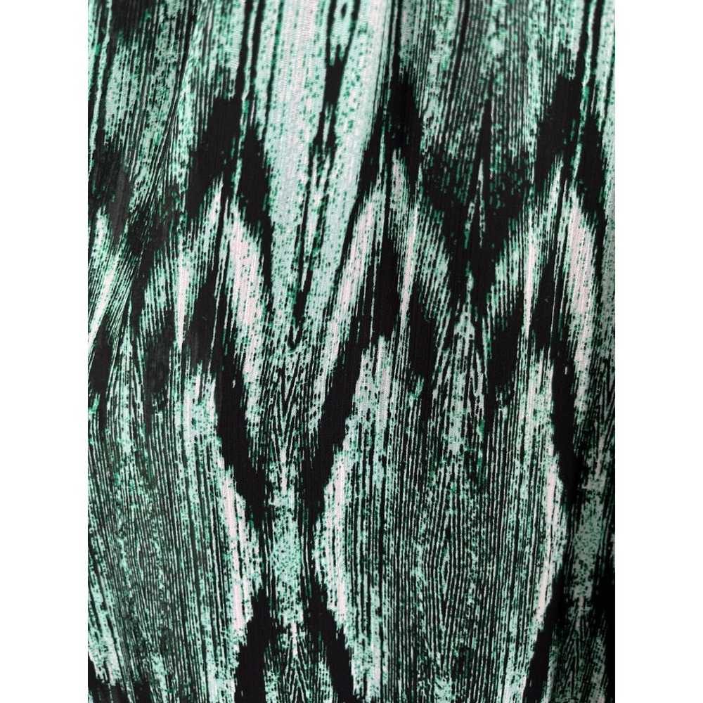 Vince Camuto dress Rainforest texture Pleated mid… - image 5
