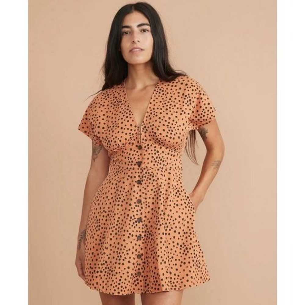 Marine Layer Camila Mini Dress in Abstract Cheeta… - image 12
