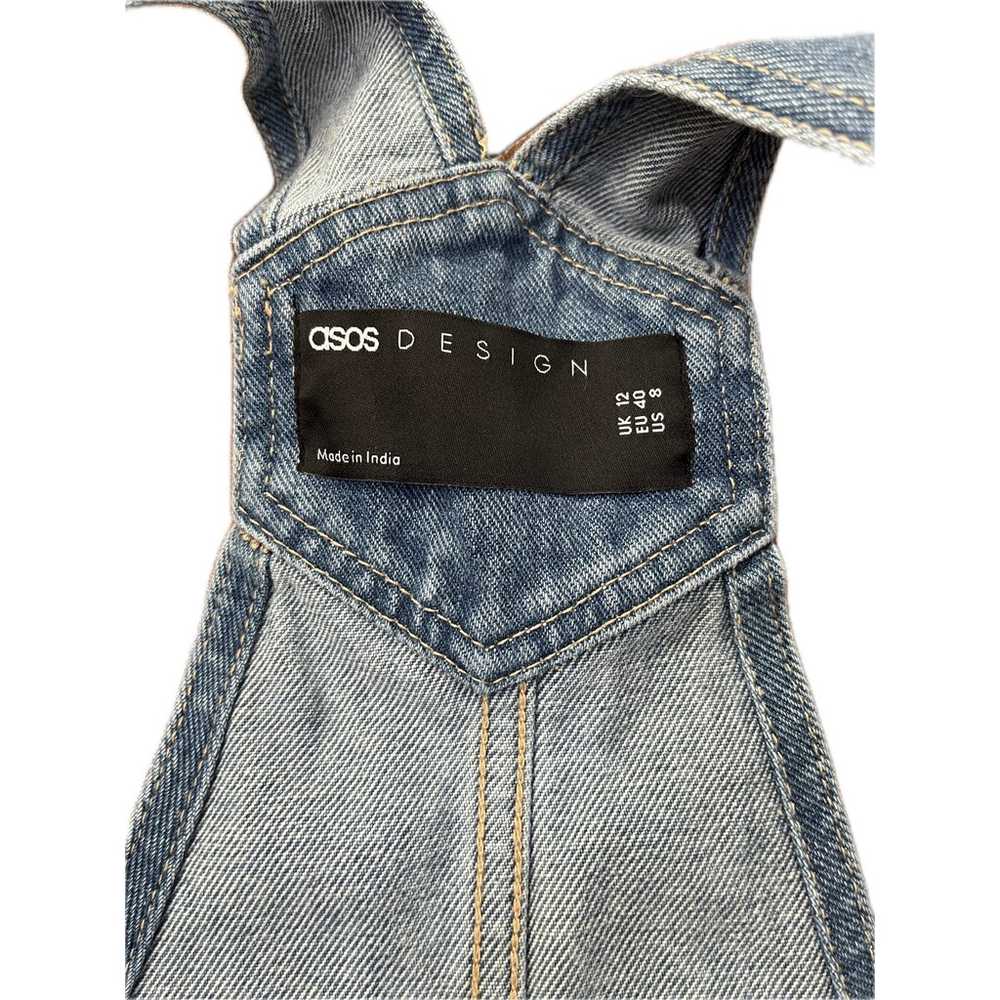 ASOS Design overalls denim blue 100% cotton size … - image 2