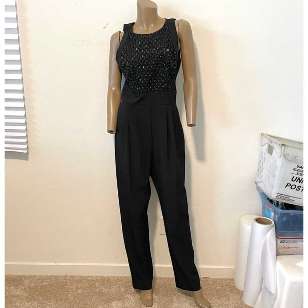 Vince Camuto beaded sleeveless jumpsuit cocktail … - image 10
