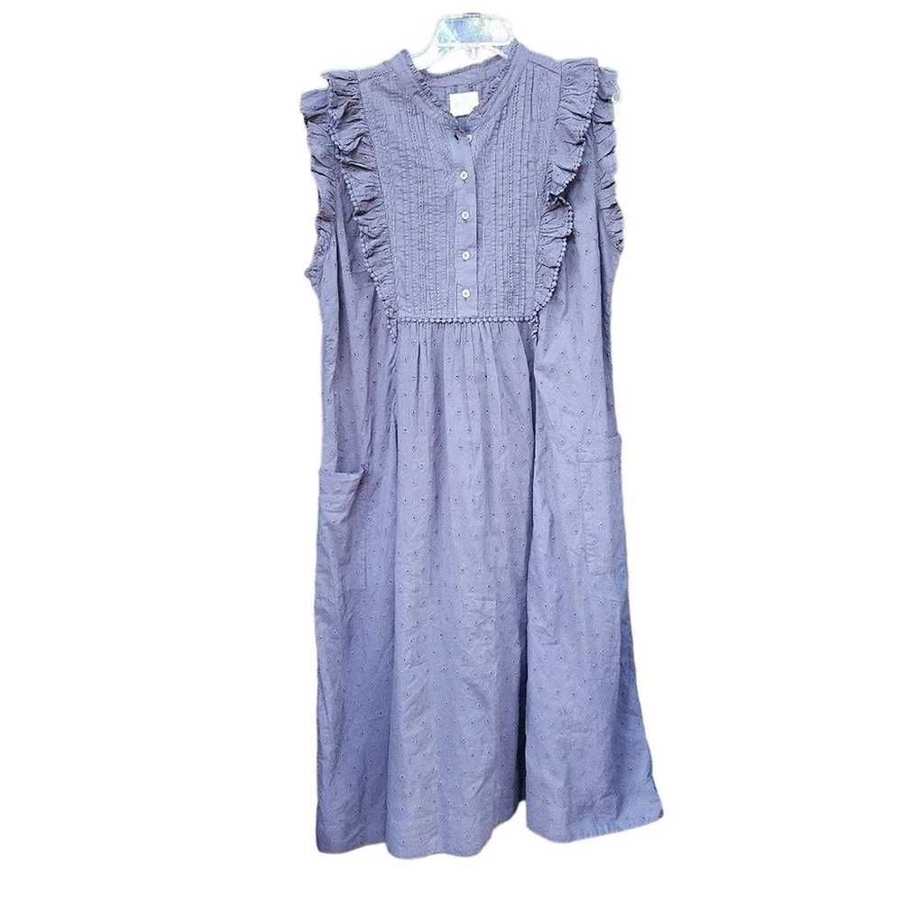 Wrap London Broderie Midi Dress Size 14 - image 1