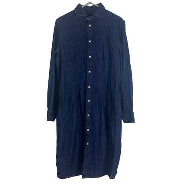 Polo Ralph Lauren Denim Long Sleeve Shirt Dress SZ