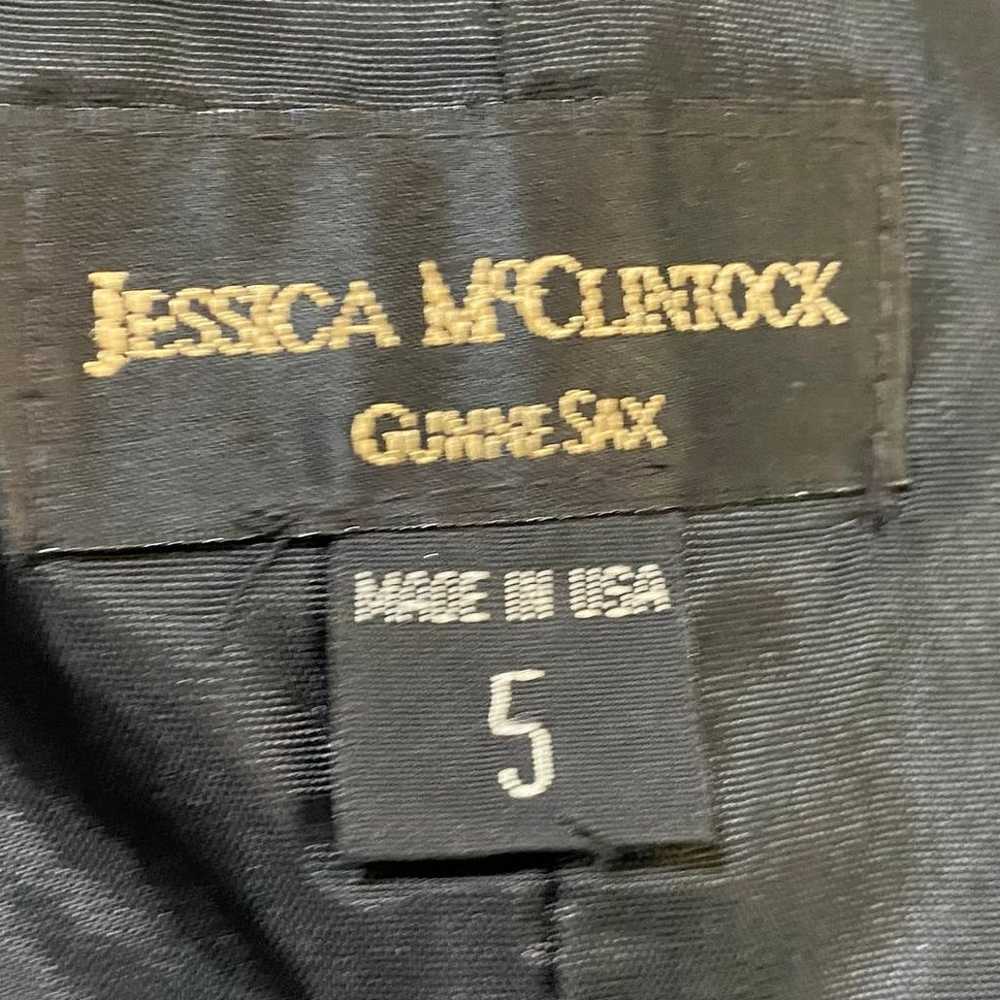 Vintage 90s Gunne Sax Jessica McClintock Column G… - image 8