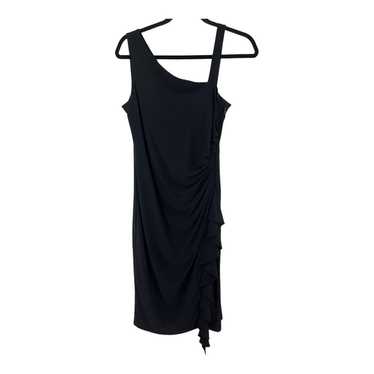 Vince Camuto dress Asymmetrical side ruched black 