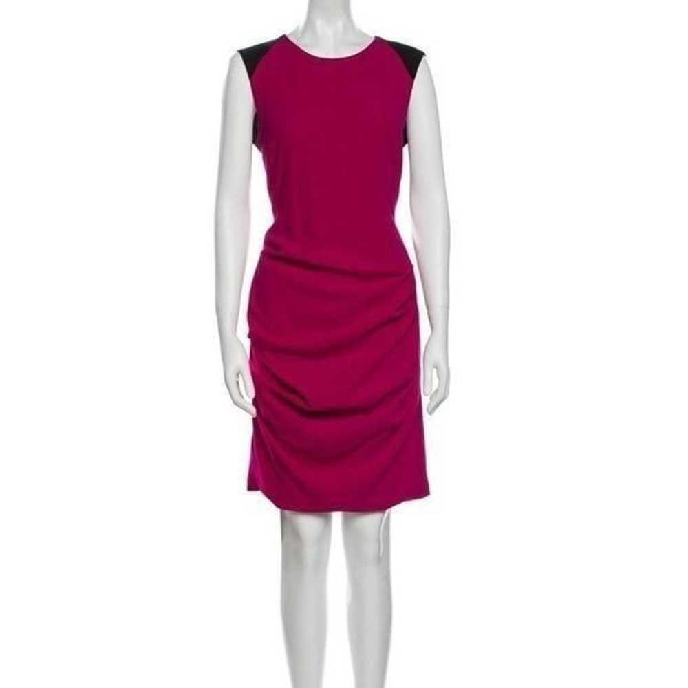 Yigal Azrouel SZ 12 pink sheath dress - image 1