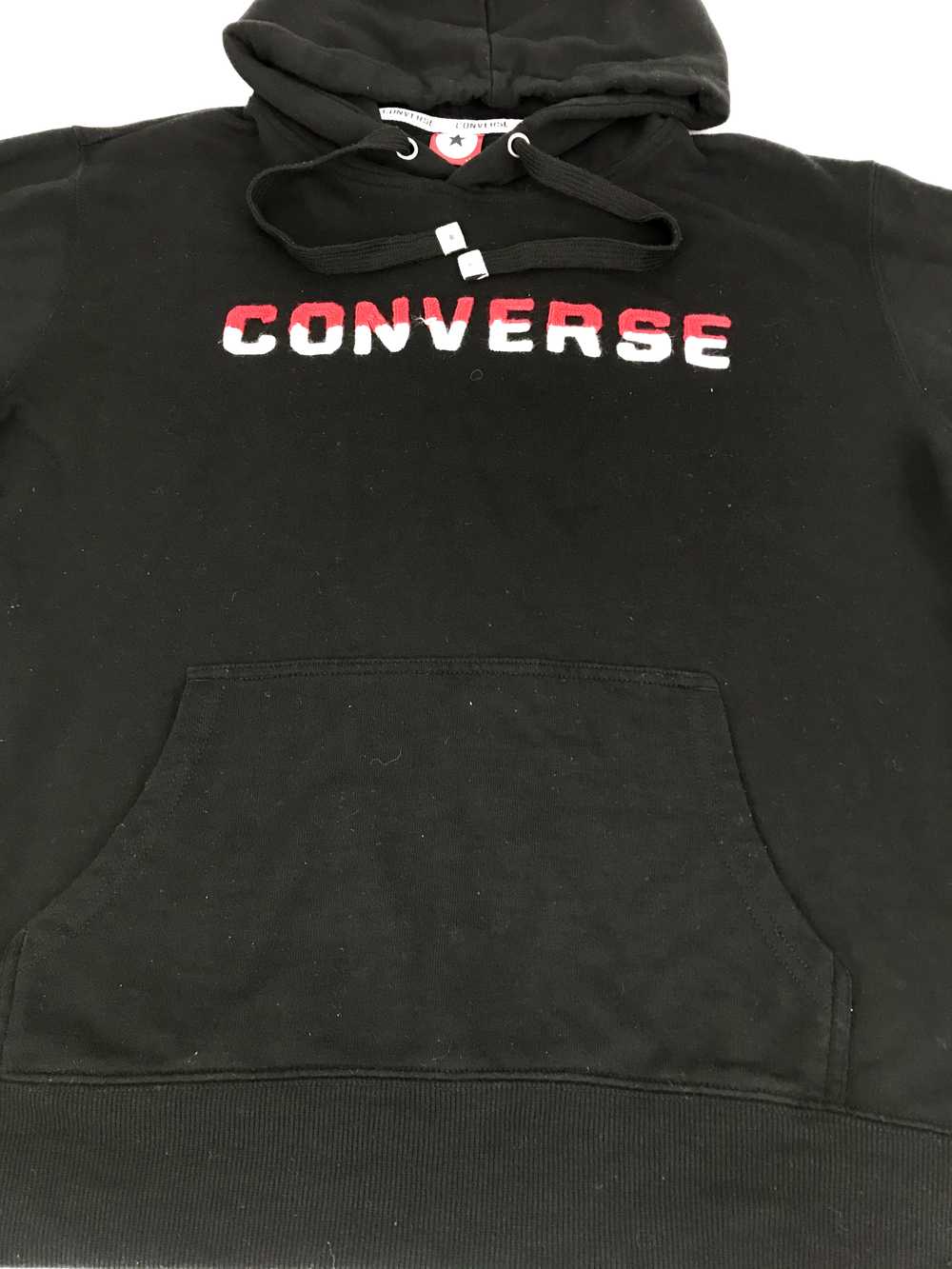Converse Spell Out Logo Hoodie Sweatshirt Pull Ov… - image 2