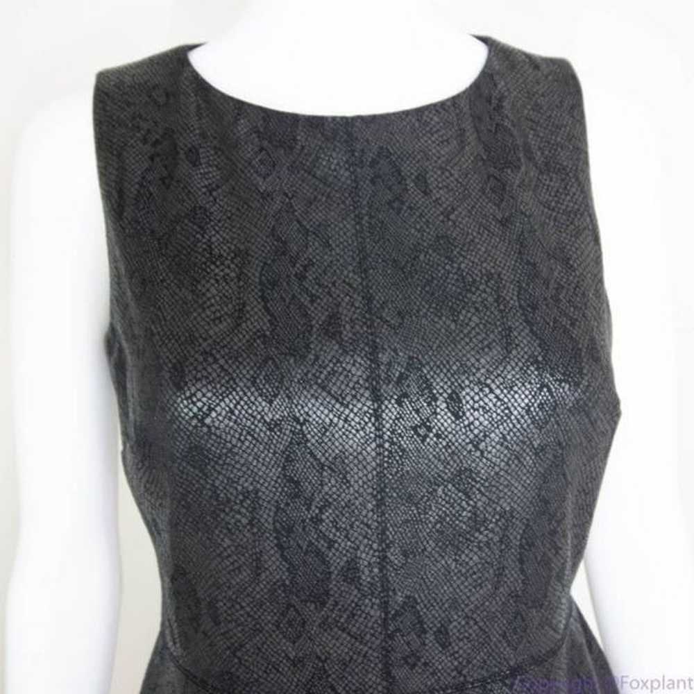 Donna Morgan faux snakeskin fit and flare little … - image 3
