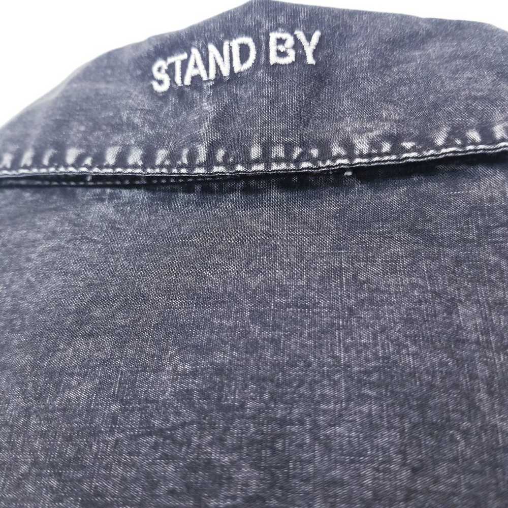 One Teaspoon Stand By Black Chambray Pintuck Shir… - image 3