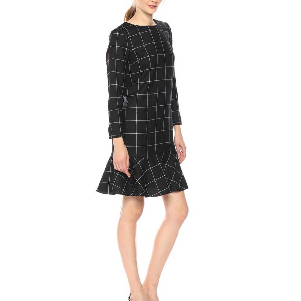 Pendleton Ruffle Hem Wool Dress Women's Dress Bla… - image 2