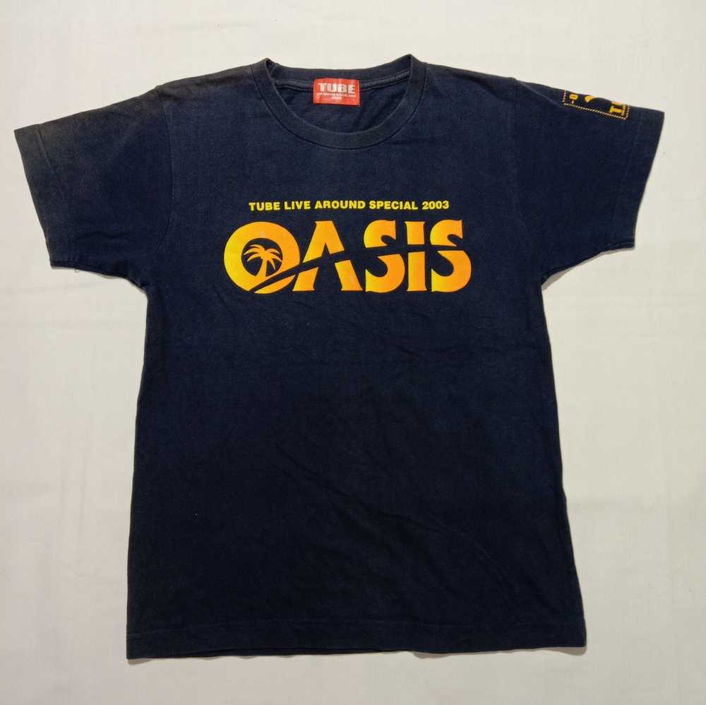 Vintage - Rare Oasis 2003 Britpop Band Tees Tube … - image 1