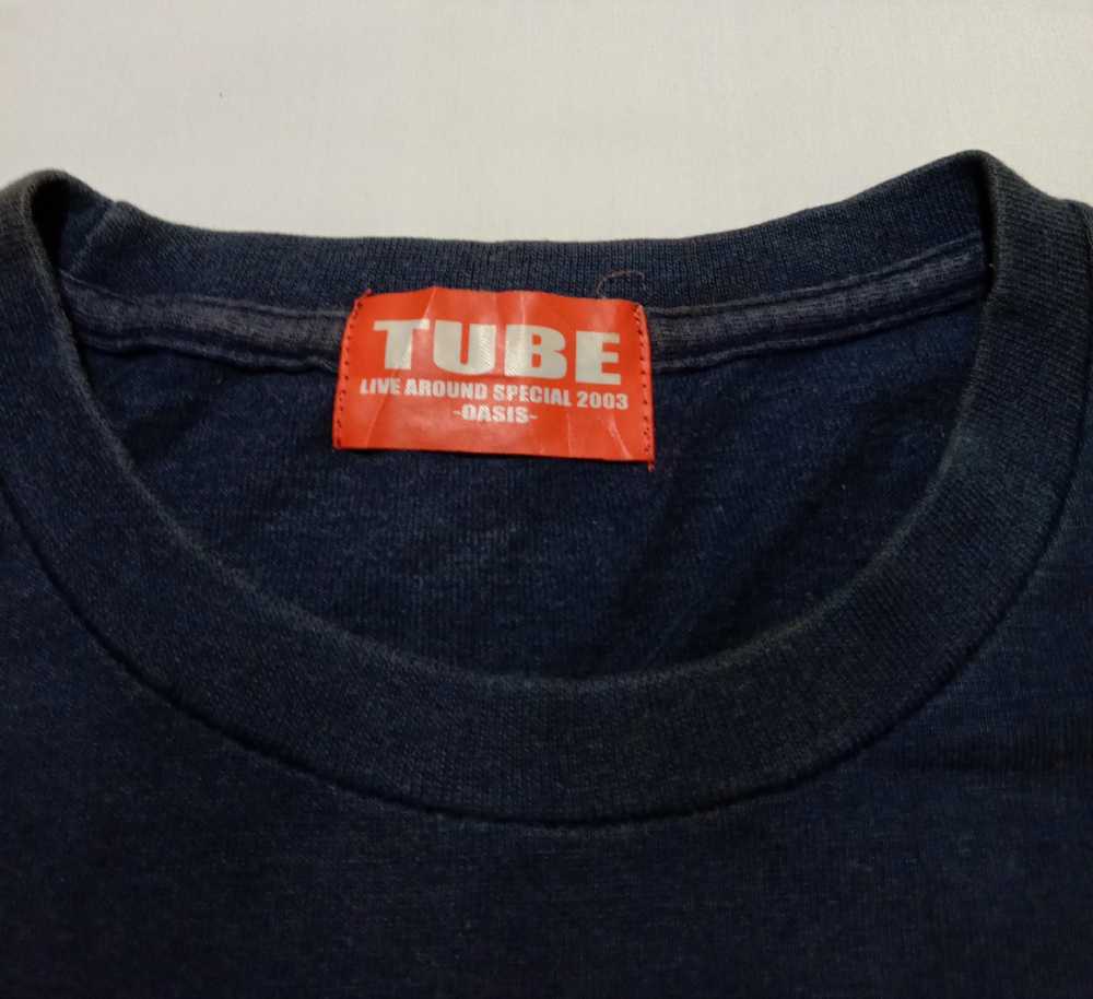 Vintage - Rare Oasis 2003 Britpop Band Tees Tube … - image 3