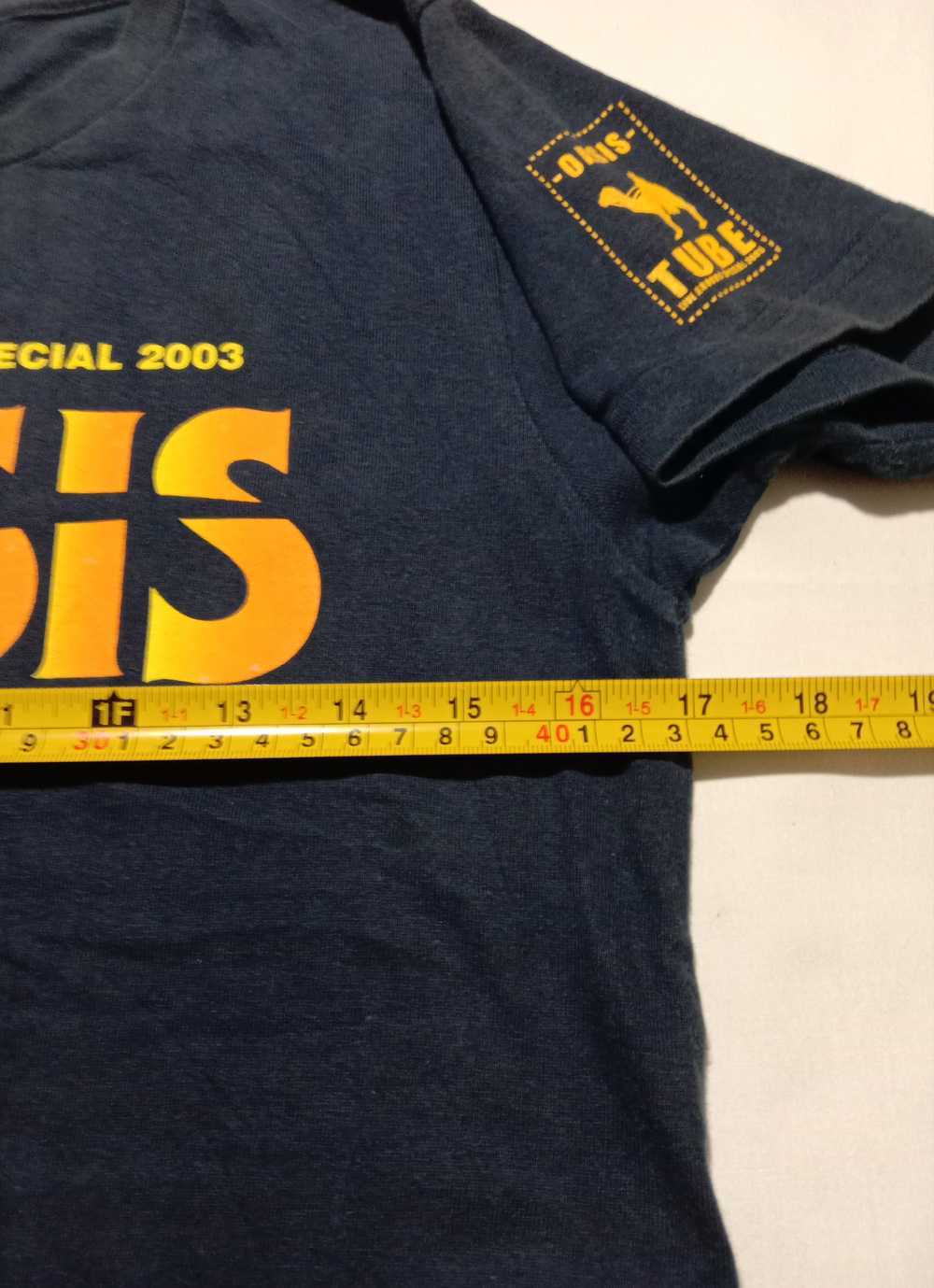 Vintage - Rare Oasis 2003 Britpop Band Tees Tube … - image 5