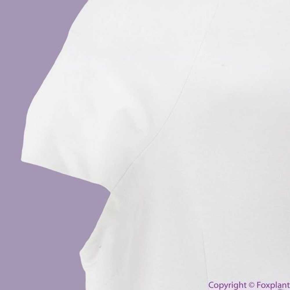 NEW Eloquii white Twisted Shoulder Sheath Dress, … - image 10