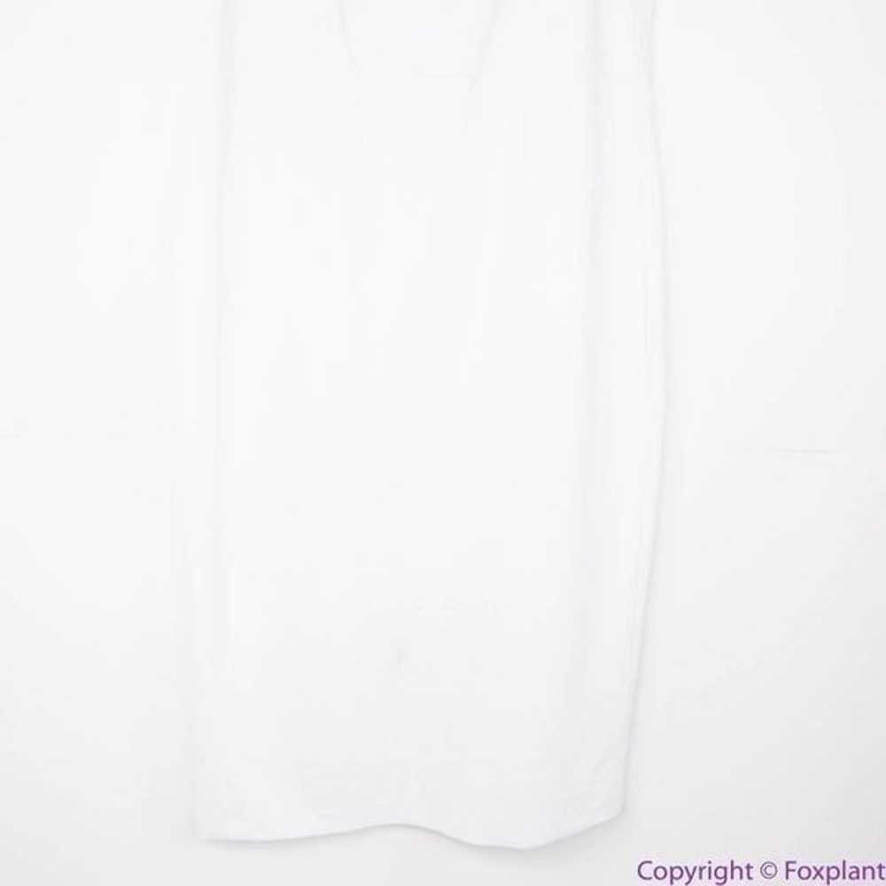 NEW Eloquii white Twisted Shoulder Sheath Dress, … - image 3