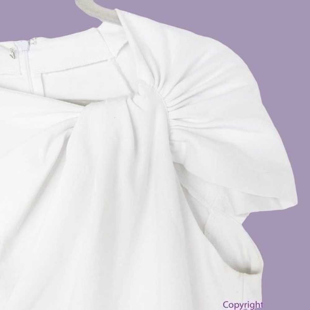 NEW Eloquii white Twisted Shoulder Sheath Dress, … - image 4