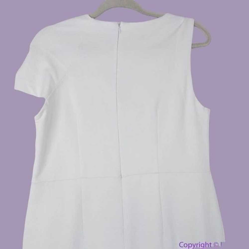 NEW Eloquii white Twisted Shoulder Sheath Dress, … - image 7