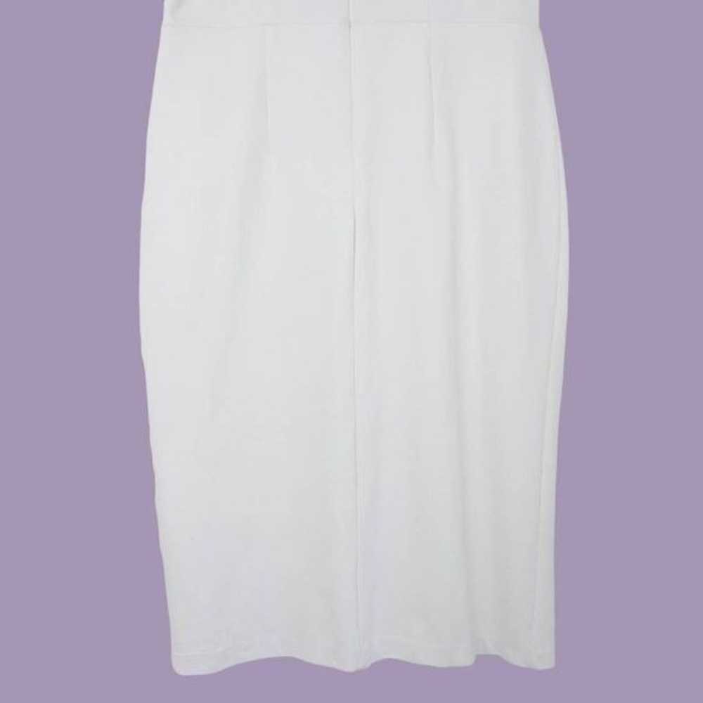 NEW Eloquii white Twisted Shoulder Sheath Dress, … - image 8