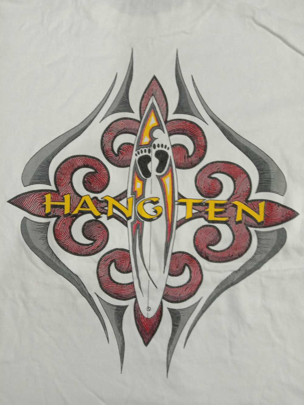 Vintage - Rare VINTAGE 90s HANG TEN ART SURFING T… - image 2