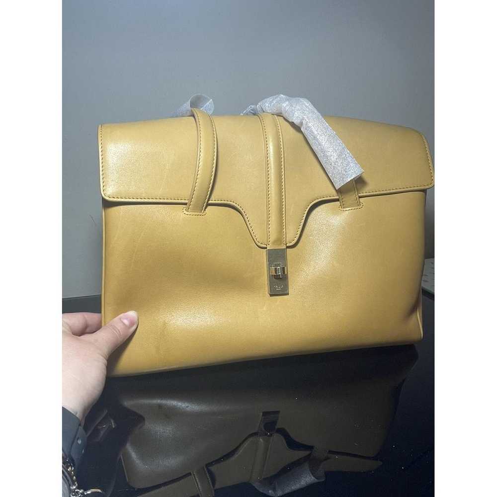 Celine Sac 16 leather handbag - image 3