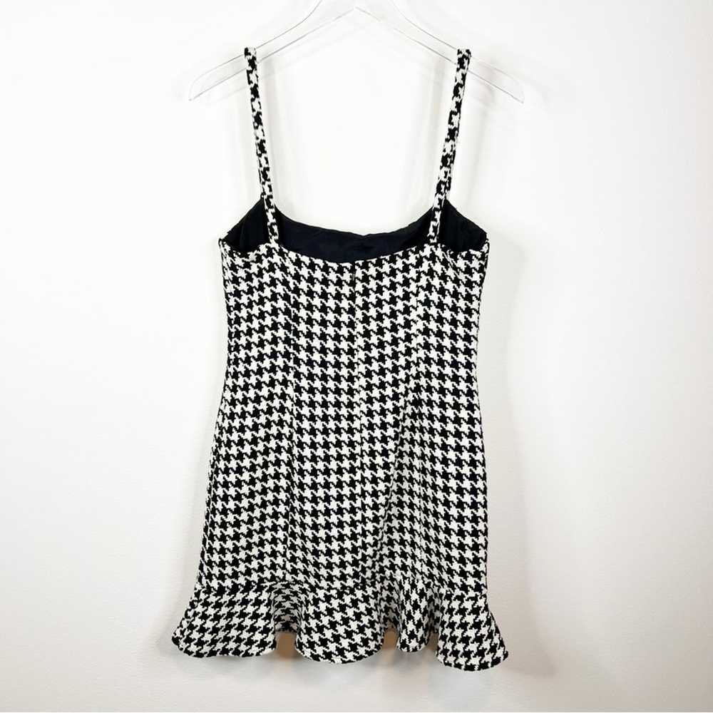 Lovers & Friends Teddy Houndstooth Mini Dress S - image 3