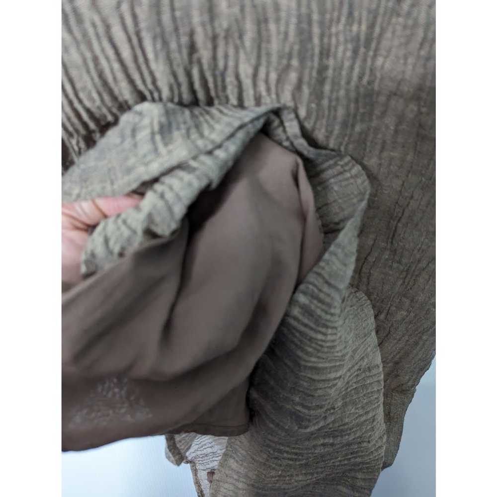 Ronen Chen Textured Sleeveless Sheath Dress Linen… - image 5