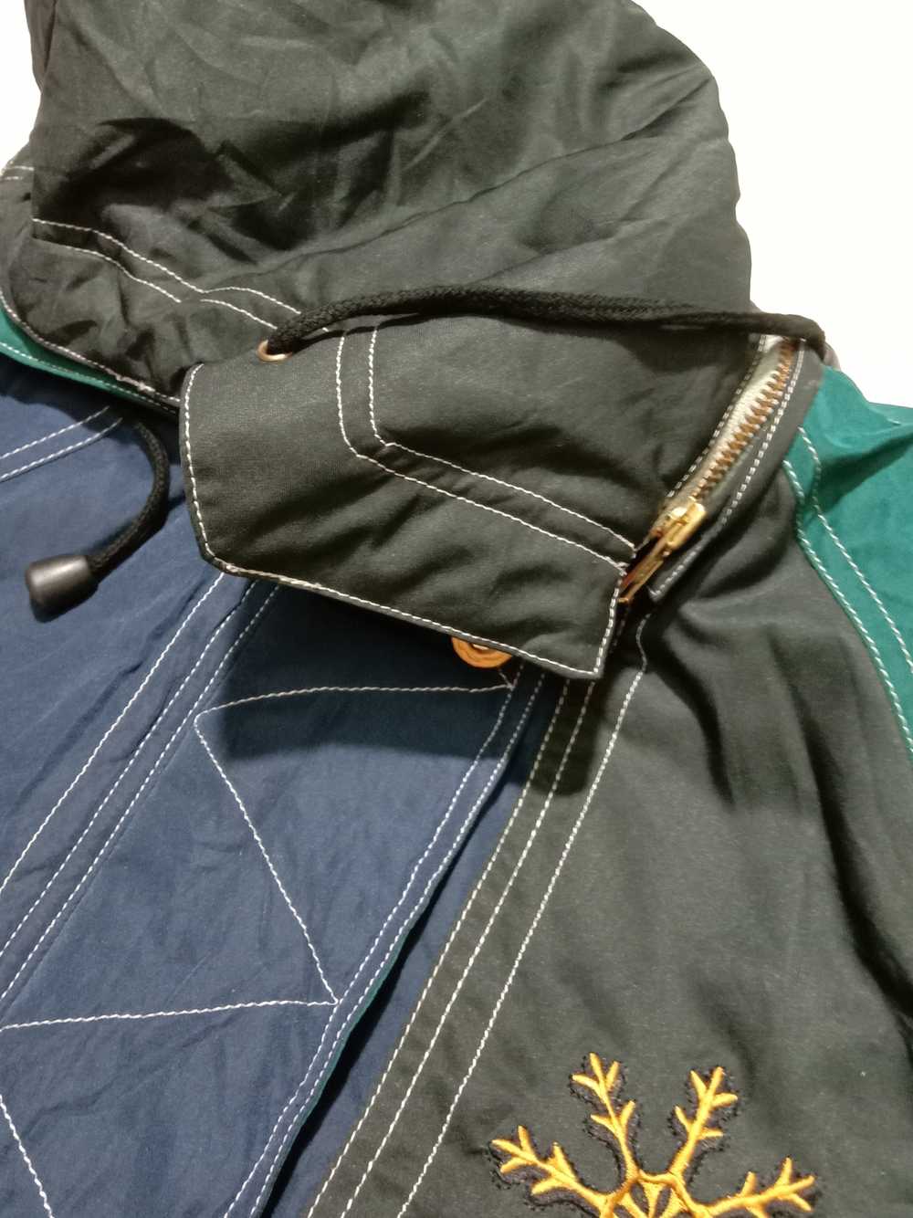 Vintage - Vintage SQUADRA CORSE Raincoat Embroide… - image 7