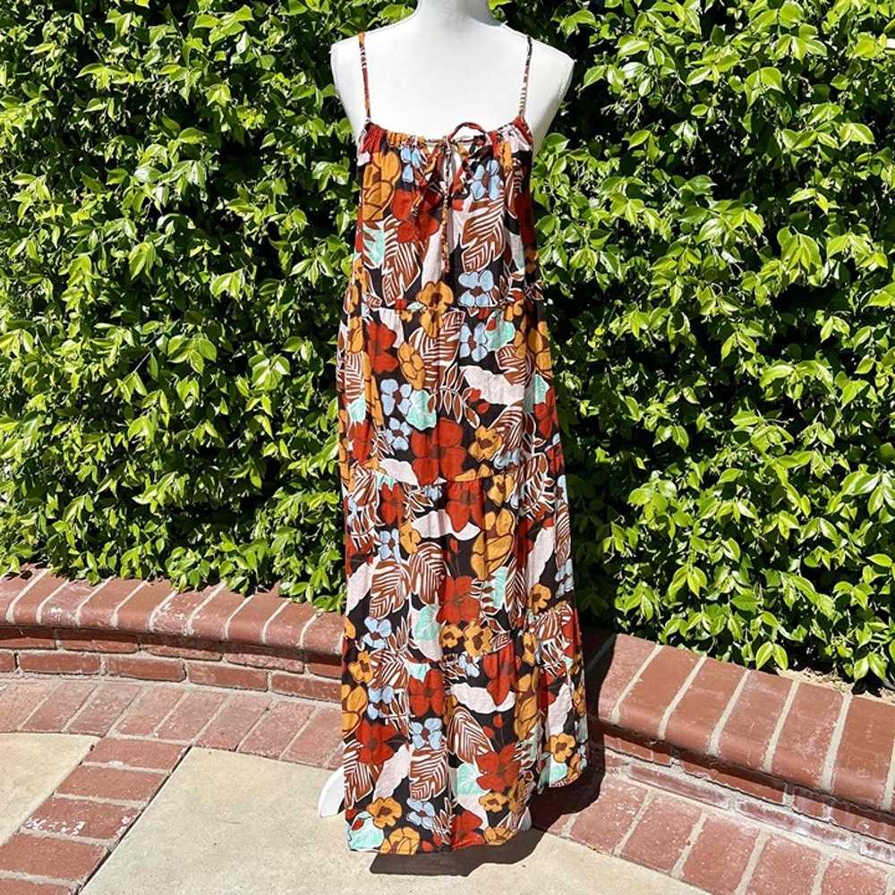 Anthropologie Denyse Tiered Cover-Up Maxi Dress F… - image 2