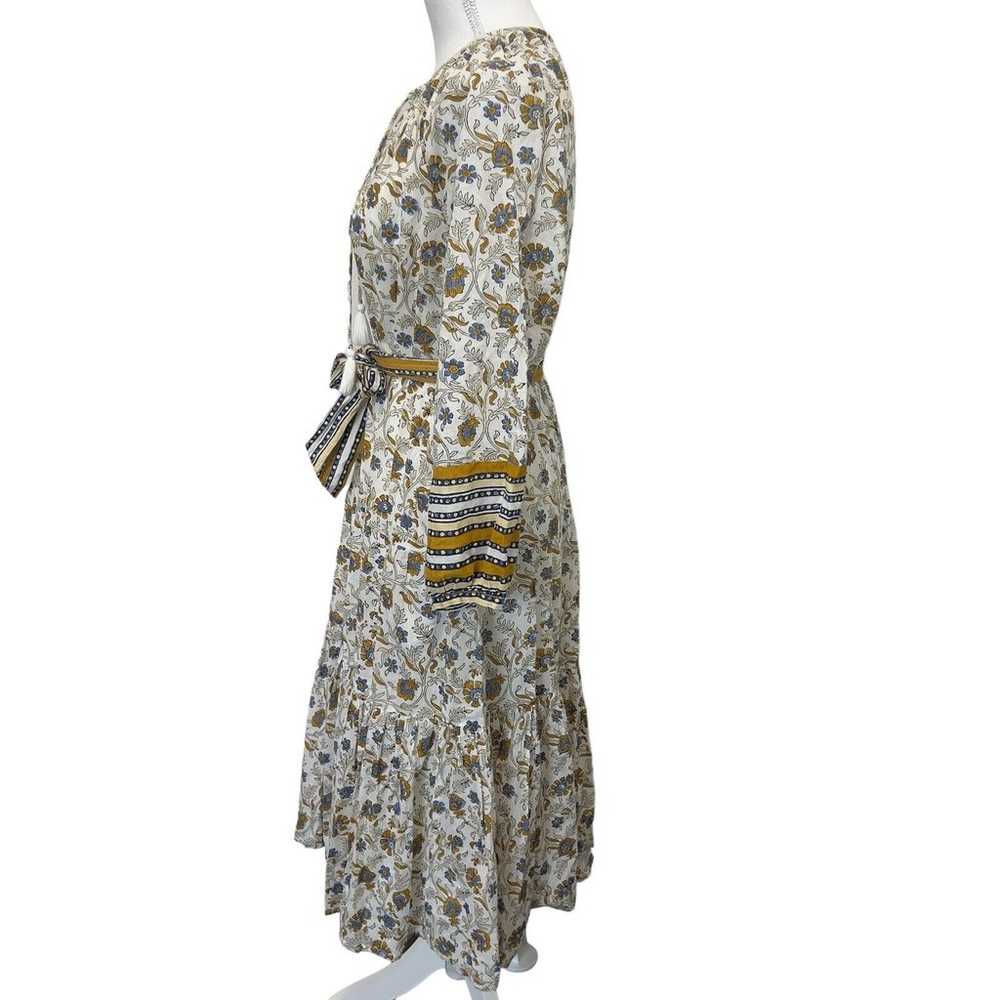 CLEOBELLA Floral Print Midi Length Dress Size XS - image 4