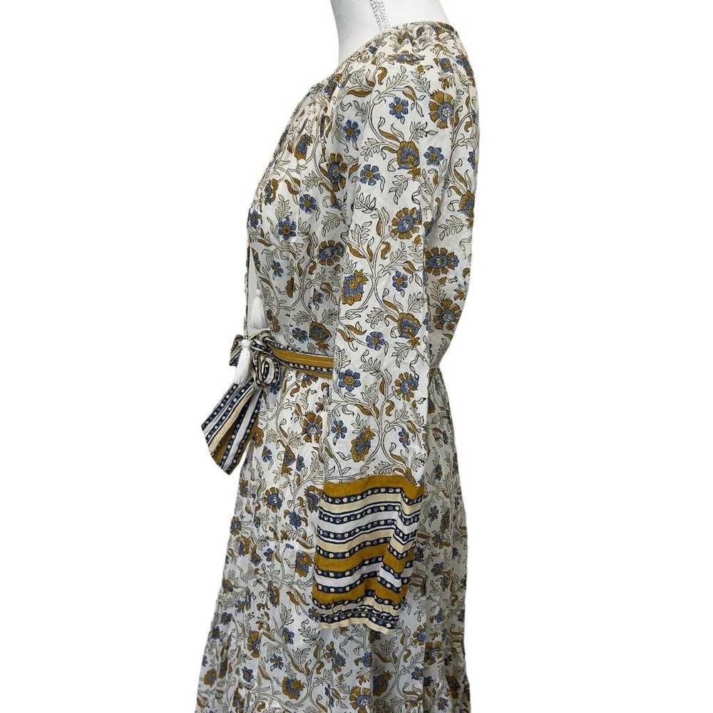 CLEOBELLA Floral Print Midi Length Dress Size XS - image 5
