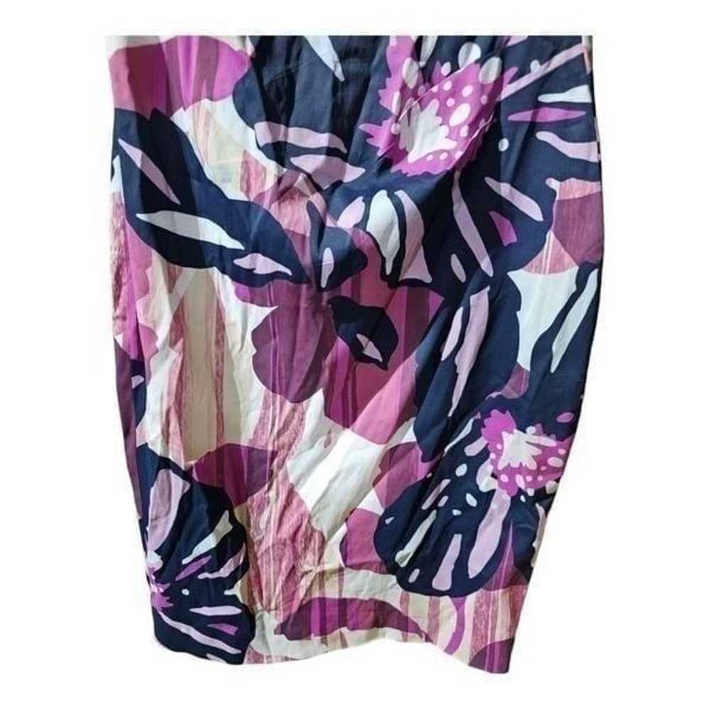 KAREN MILLEN Purple Floral Sheath Dress - Size 10 - image 6