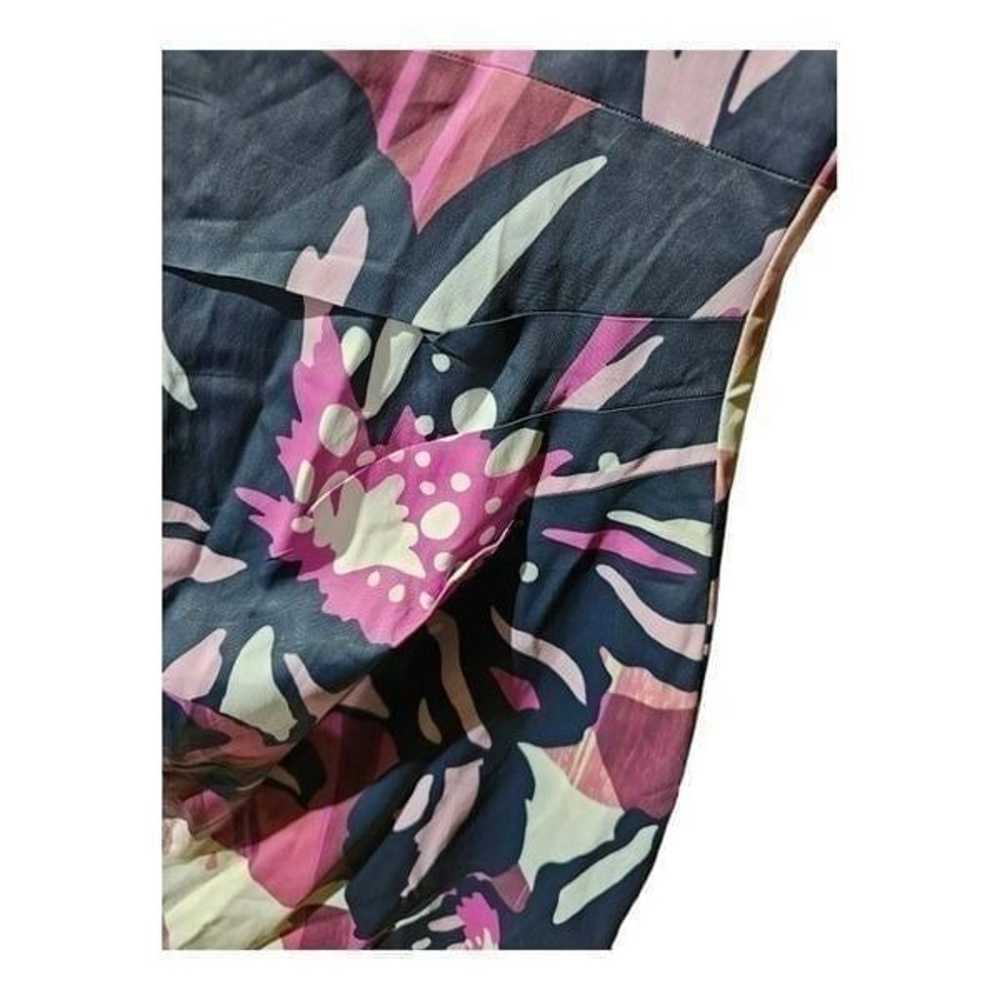KAREN MILLEN Purple Floral Sheath Dress - Size 10 - image 7