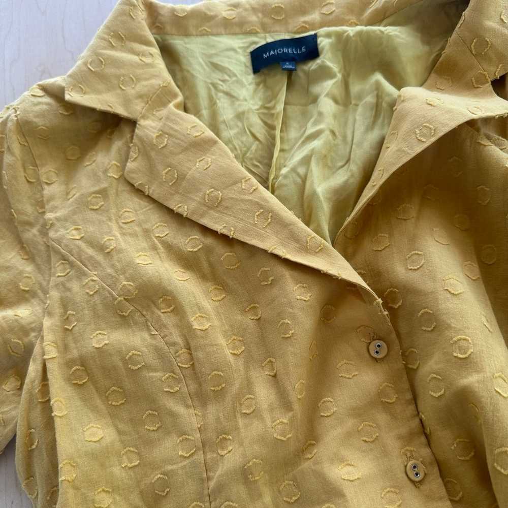 Majorelle Revolve Retro Mustard Yellow Shirtdress… - image 3