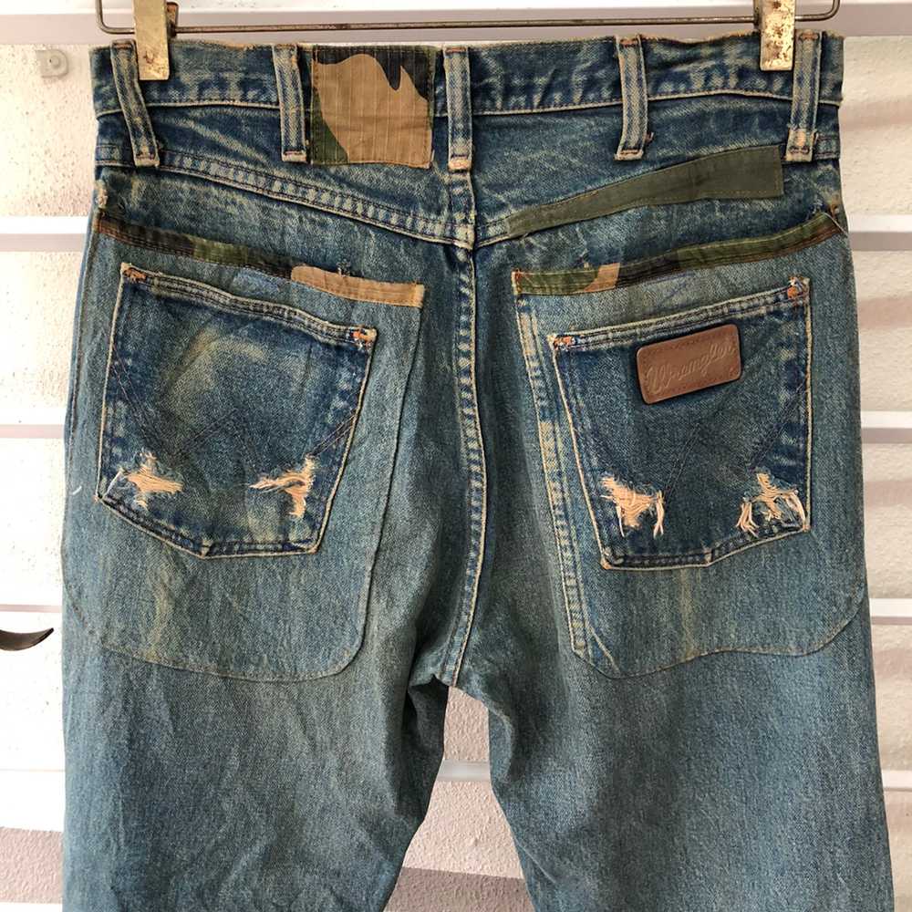 Custom - 🔥Wrangler distressed denim custom milit… - image 11