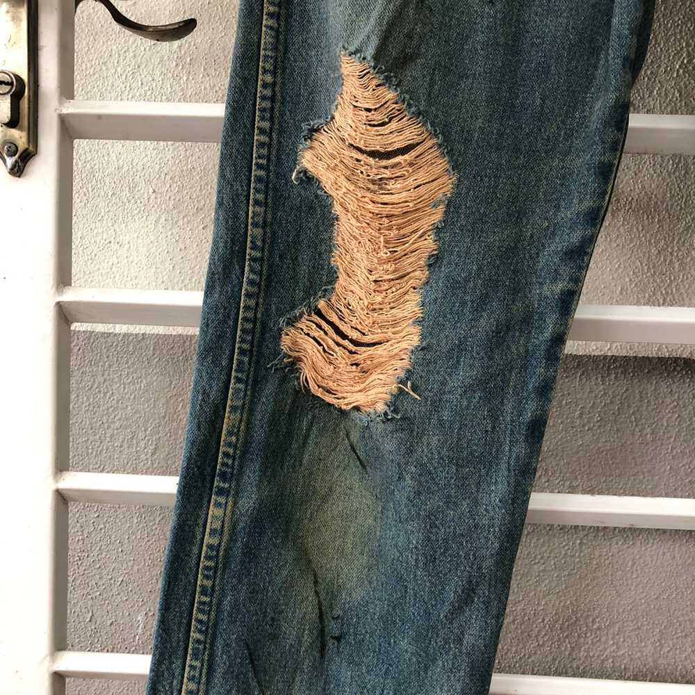 Custom - 🔥Wrangler distressed denim custom milit… - image 5