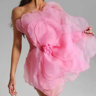 Bella Barnett Pink Flower Mini Dress