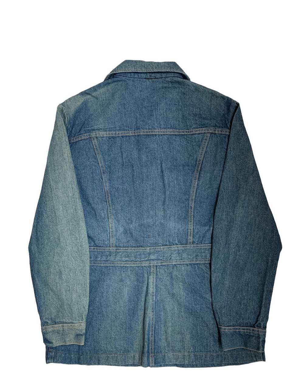 Vintage 70//80s Lee Safari Denim Jacket Made in U… - image 2