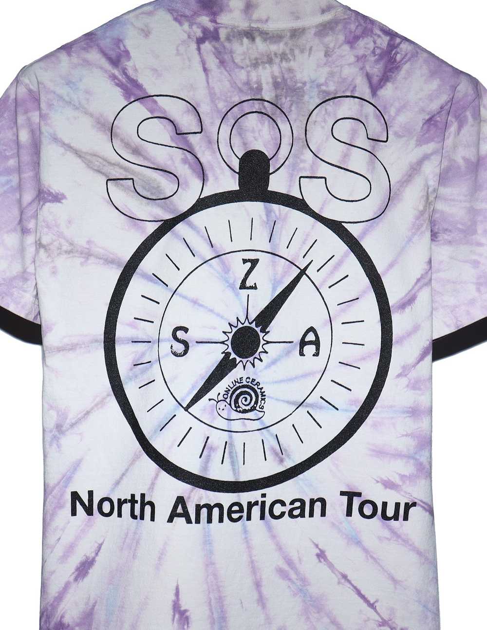 SZA SOS Online Ceramics Tour Tee - image 4