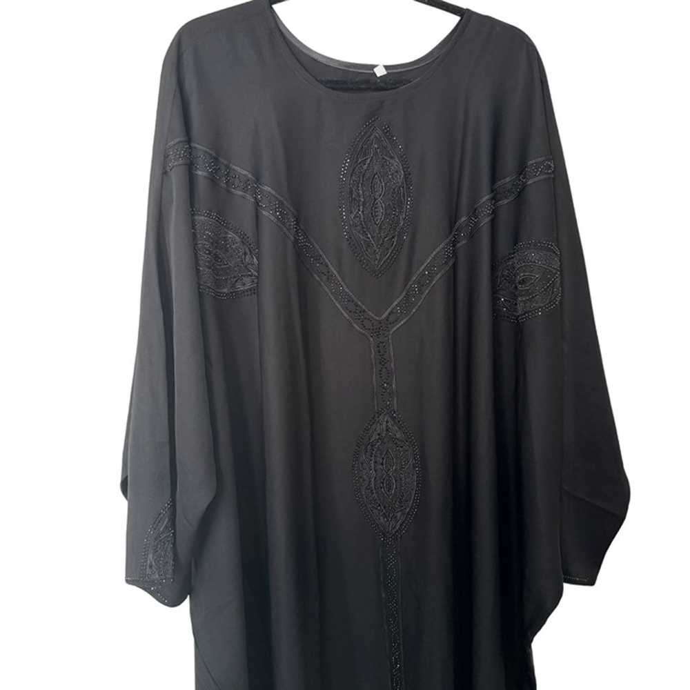 Dubai New Design Black Batwing abaya dress closed… - image 2