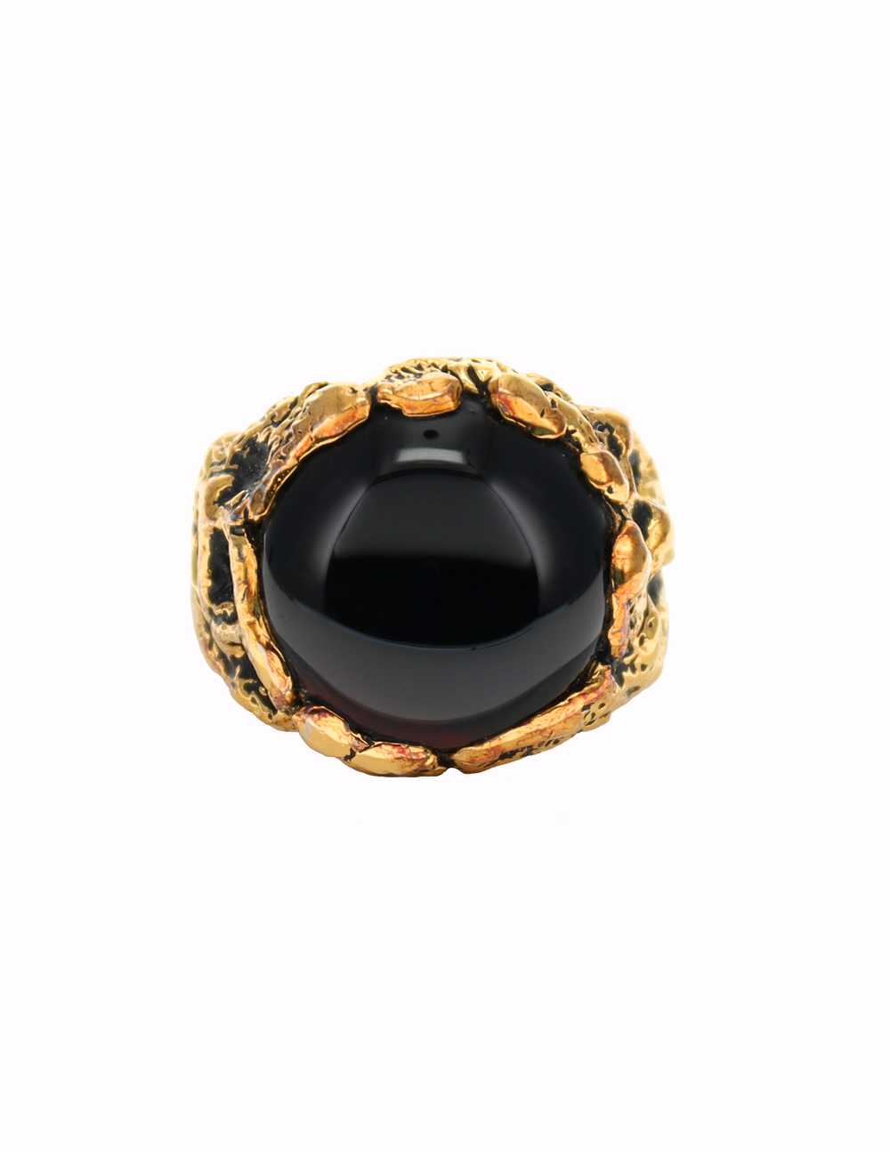 Han Cholo Vermeil Onyx Ring - image 3