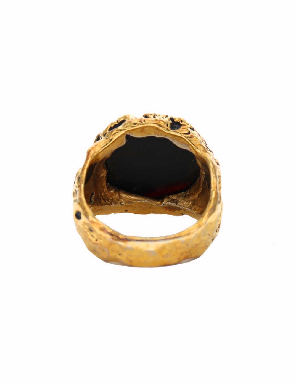 Han Cholo Vermeil Onyx Ring - image 6