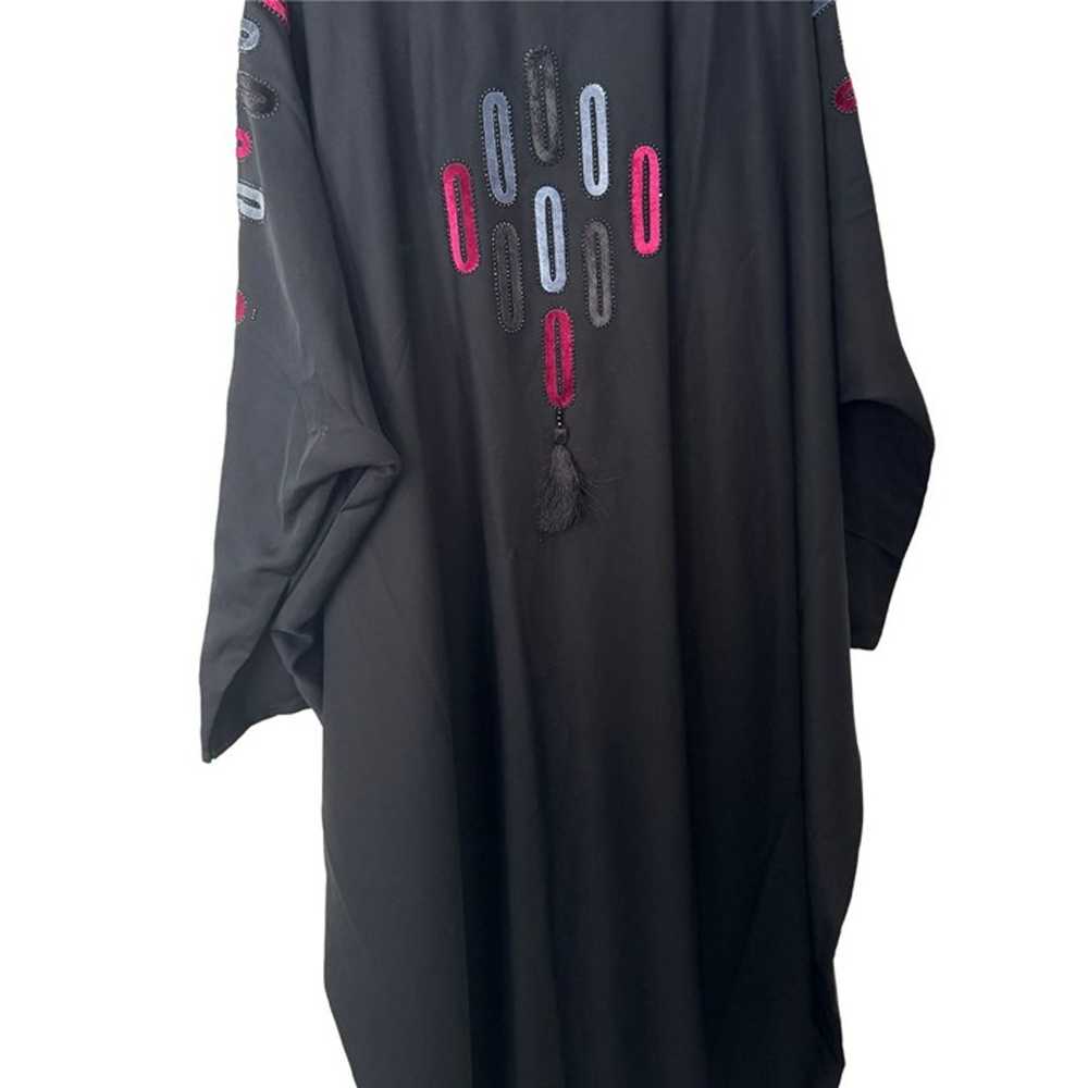 Latest Design Abaya Black Batwing Abaya Dress Blu… - image 2