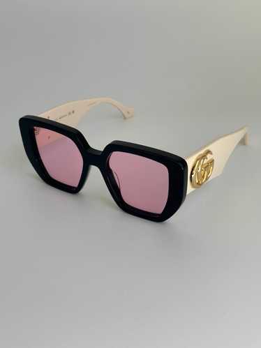 BRAND NEW GUCCI GG0956S 002 Black/White/Pink  Wome