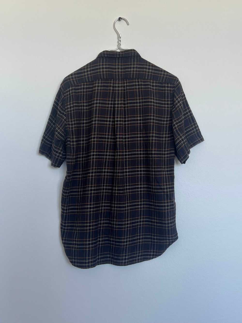 Chrome Hearts Short Sleeved Plaid Zip Up Shirt - image 7